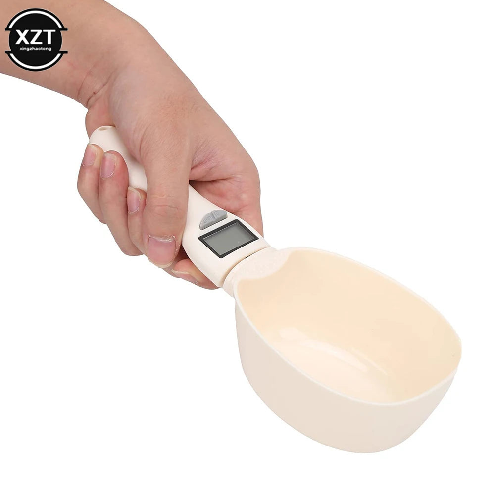 Digital Pet Food Measuring Scoop with LED Display – For Dogs & Cats