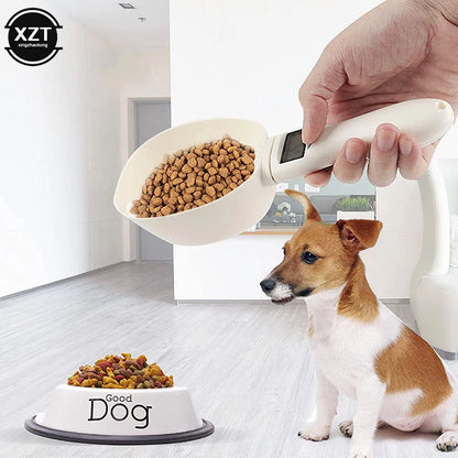 Digital Pet Food Measuring Scoop with LED Display – For Dogs & Cats