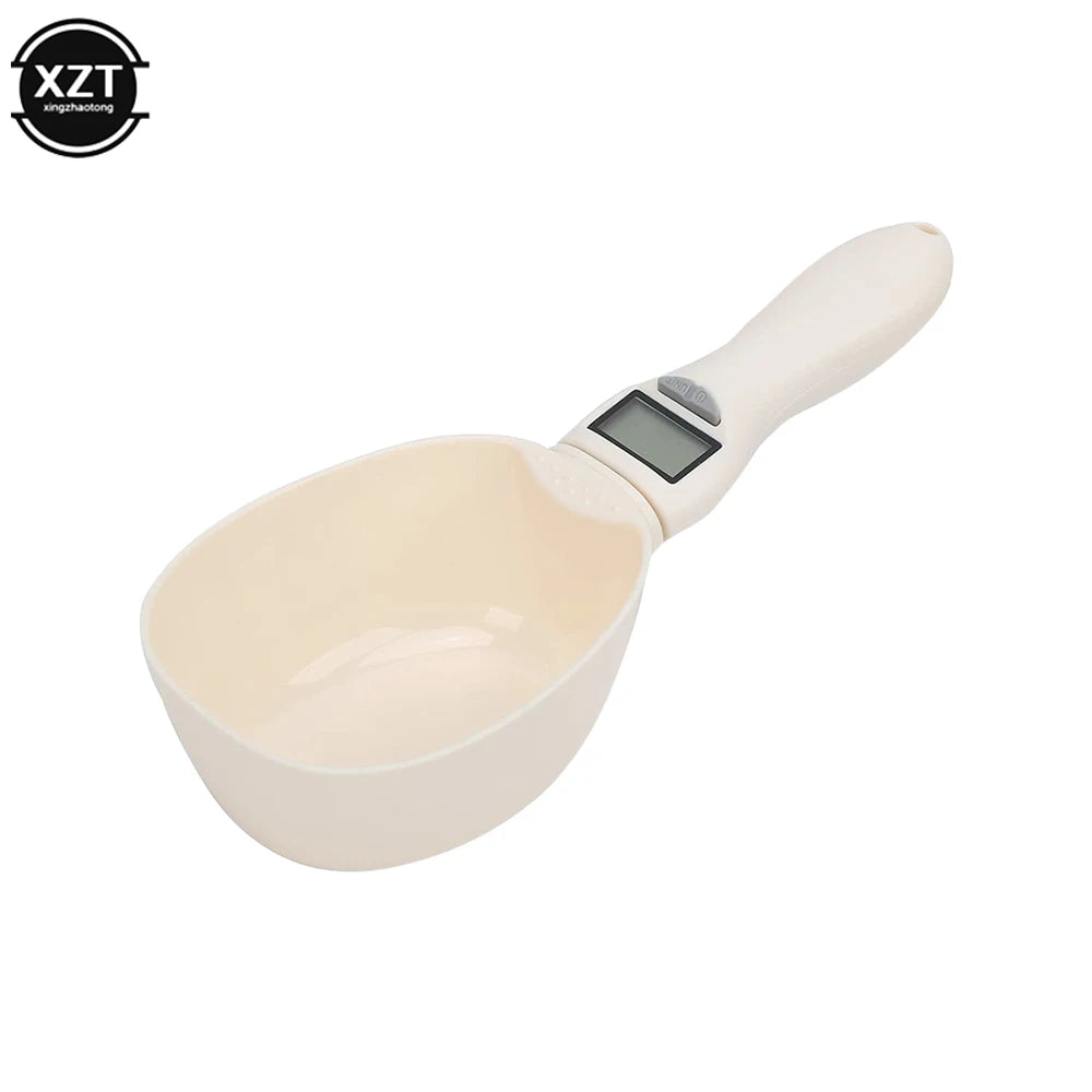 Digital Pet Food Measuring Scoop with LED Display – For Dogs & Cats