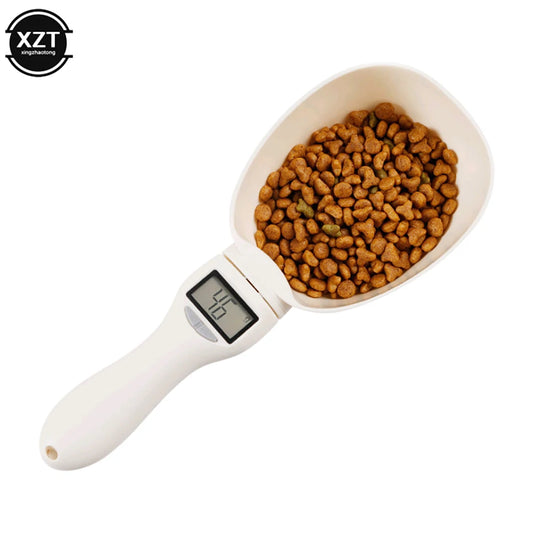 Digital Pet Food Measuring Scoop with LED Display – For Dogs & Cats