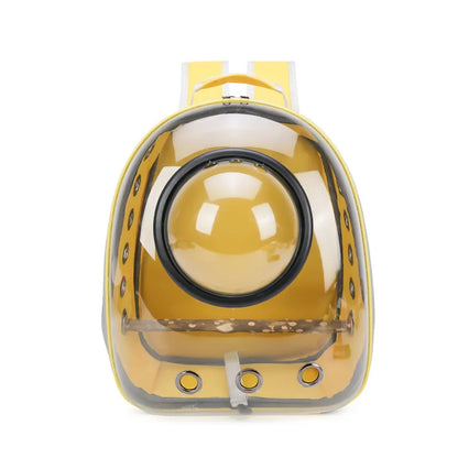 Pet Bird Carrier Backpack – Clear with Perch for Small Birds