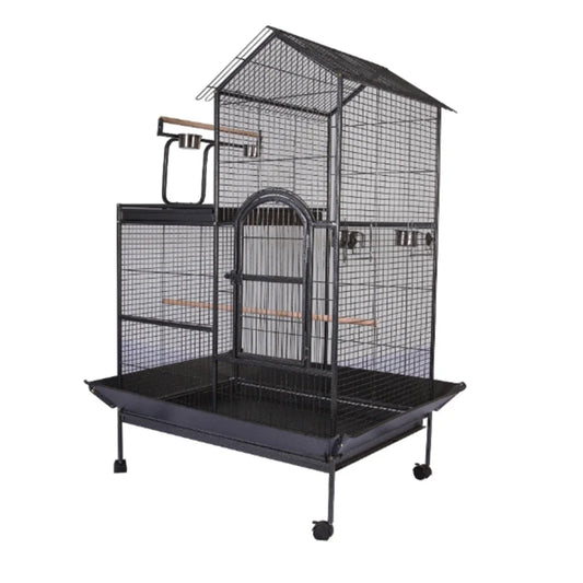 Large Outdoor Bird Aviary – Wood & Steel Wire Mesh for Parrots